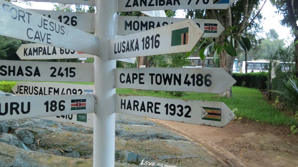 Africa directions signs
